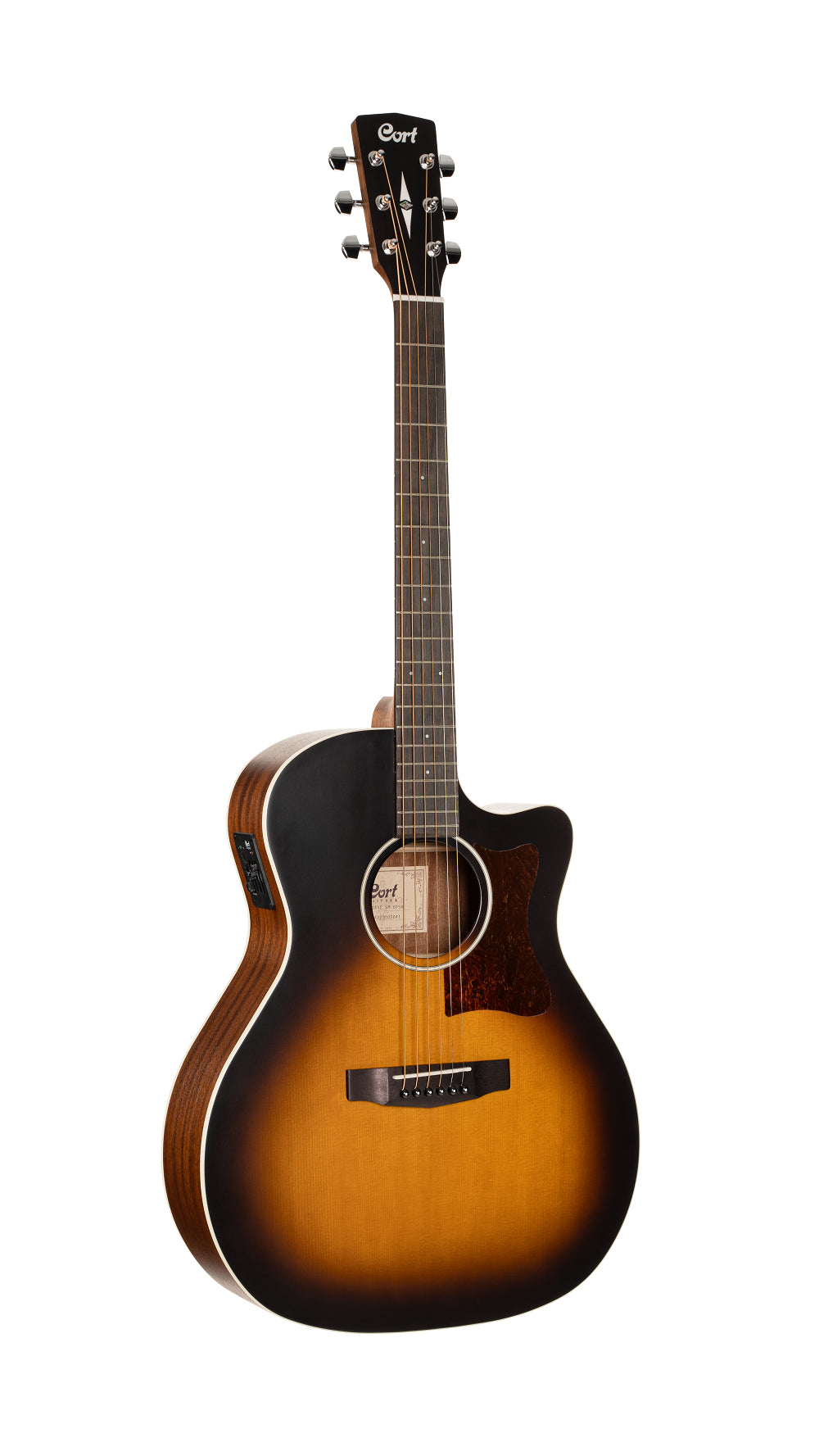 Cort Grand Regal GA1E Open Pore Sunburst, Electro Acoustic Guitar for sale at Richards Guitars.