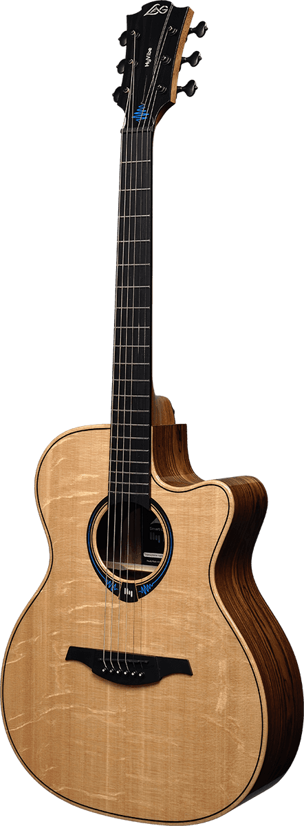Lag HYVIBE 30 THV30ACE TRAMONTANE AUDITORIUM CUTAWAY, Electro Acoustic Guitar for sale at Richards Guitars.