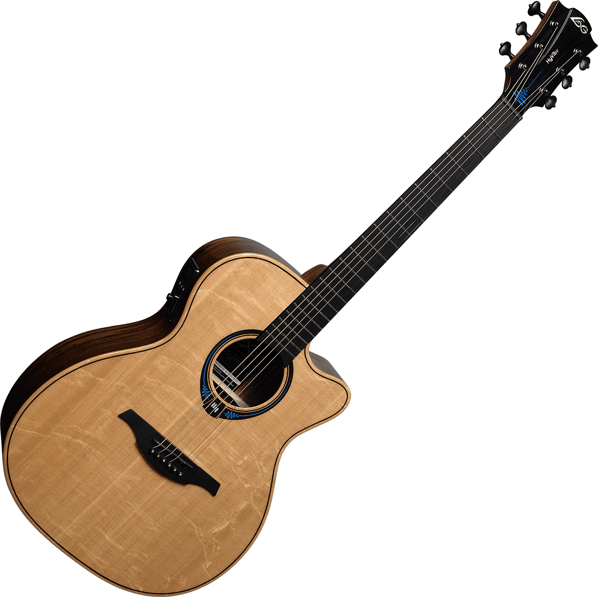 Lag HYVIBE 30 THV30ACE TRAMONTANE AUDITORIUM CUTAWAY, Electro Acoustic Guitar for sale at Richards Guitars.
