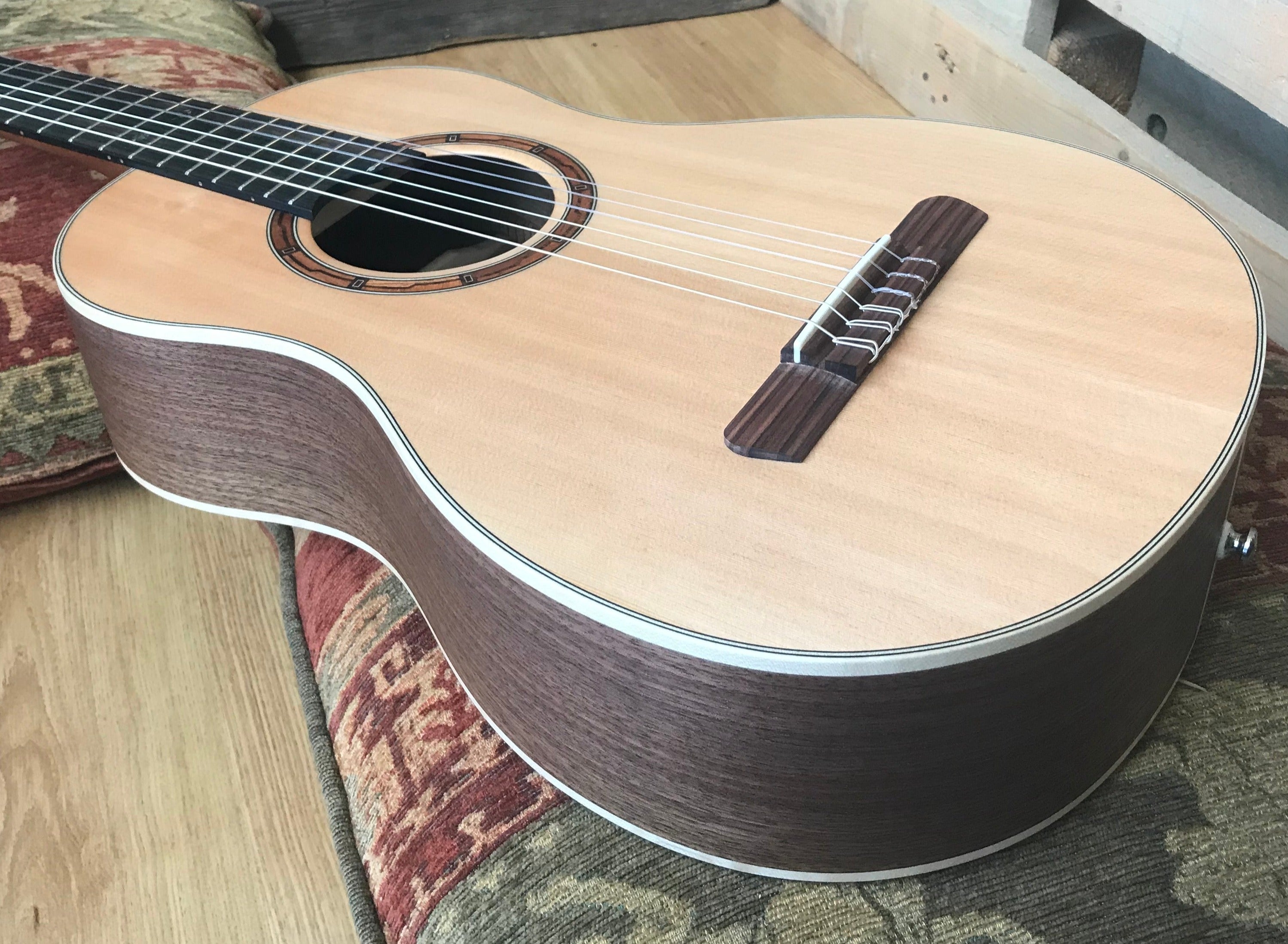 Dowina Walnut (Sol)  BVH, Nylon Strung Guitar for sale at Richards Guitars.