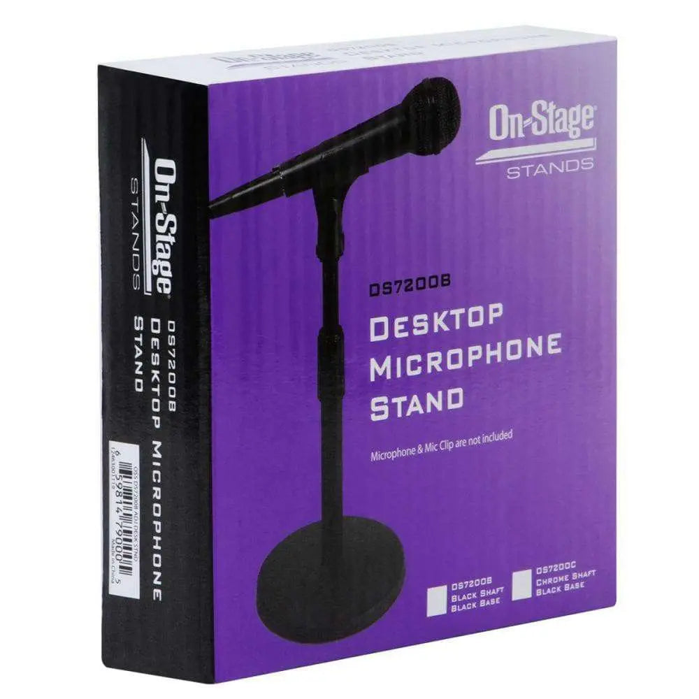 On - Stage Desktop Microphone Stand - Richards Guitars Of Stratford Upon Avon