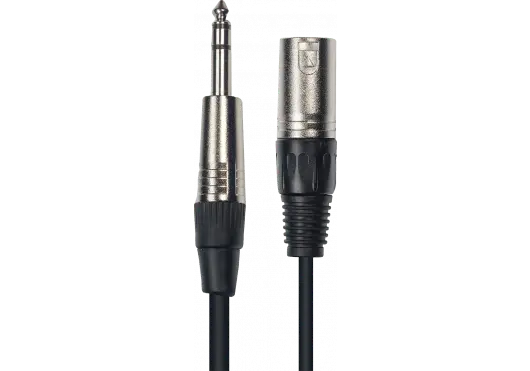 1/4"STEREO NEUTRIK COPY PLUG - XLR MALE NEUTRIK COPY/3M - Richards Guitars Of Stratford Upon Avon