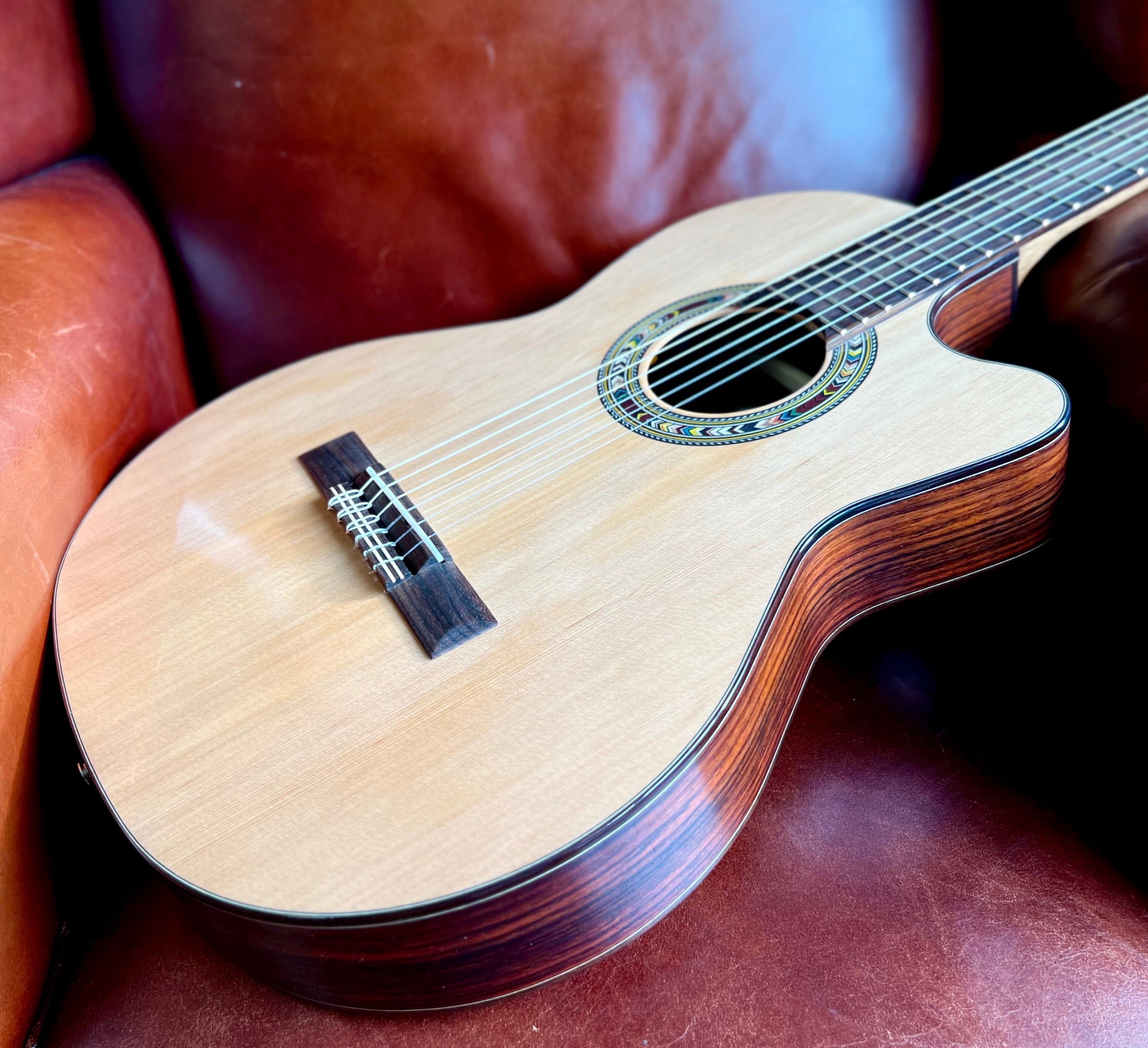 Kremona F65CW TLR Thinline Performance Electro Classical Guitar Hand Made In Europe, Electro Nylon Strung Guitar for sale at Richards Guitars.