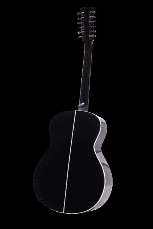 Auden Black Austin Mahogany 12 String. - Richards Guitars Of Stratford Upon Avon