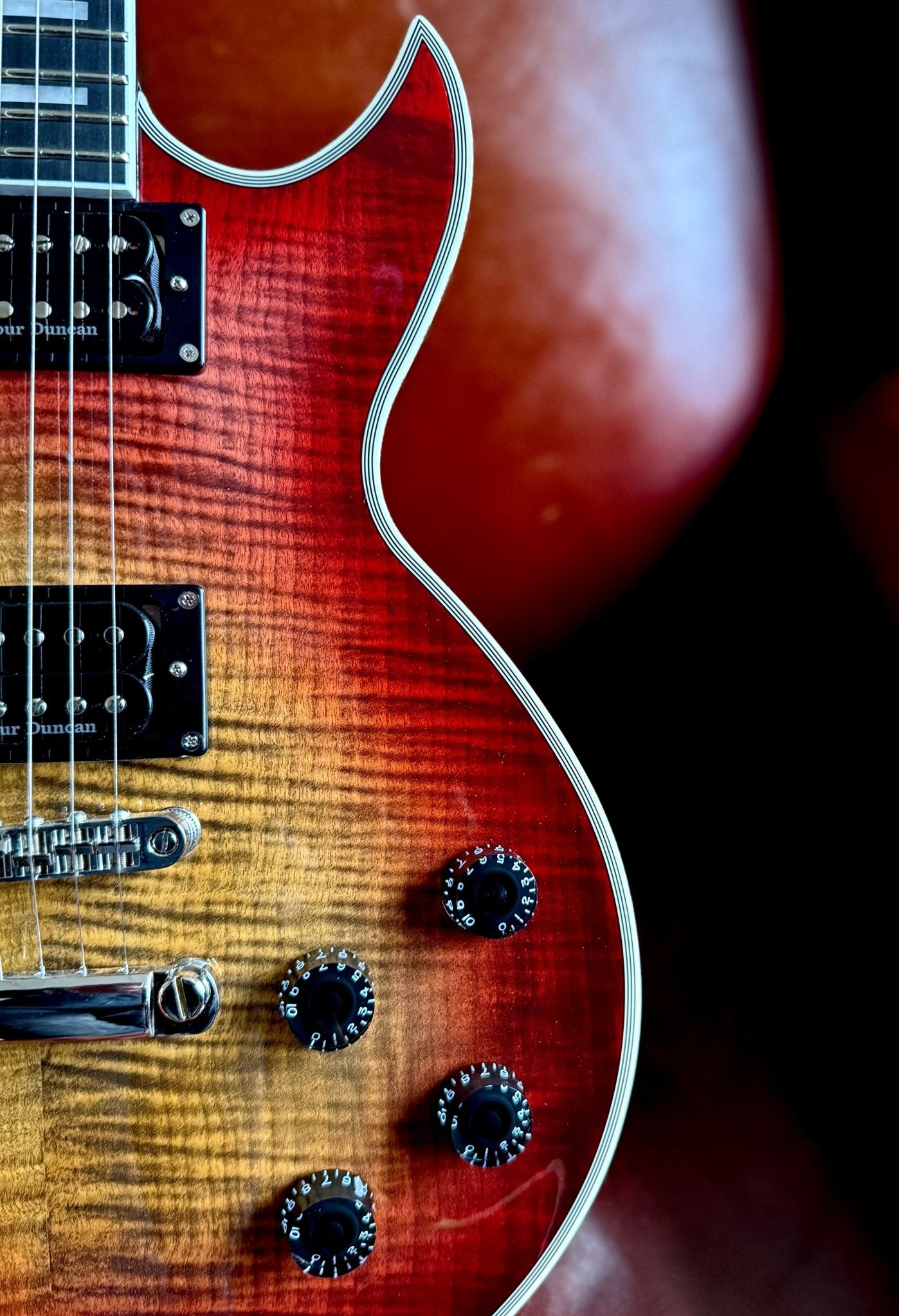 Cort CR300 Deluxe Flaming Burst - Richards Guitars Of Stratford Upon Avon