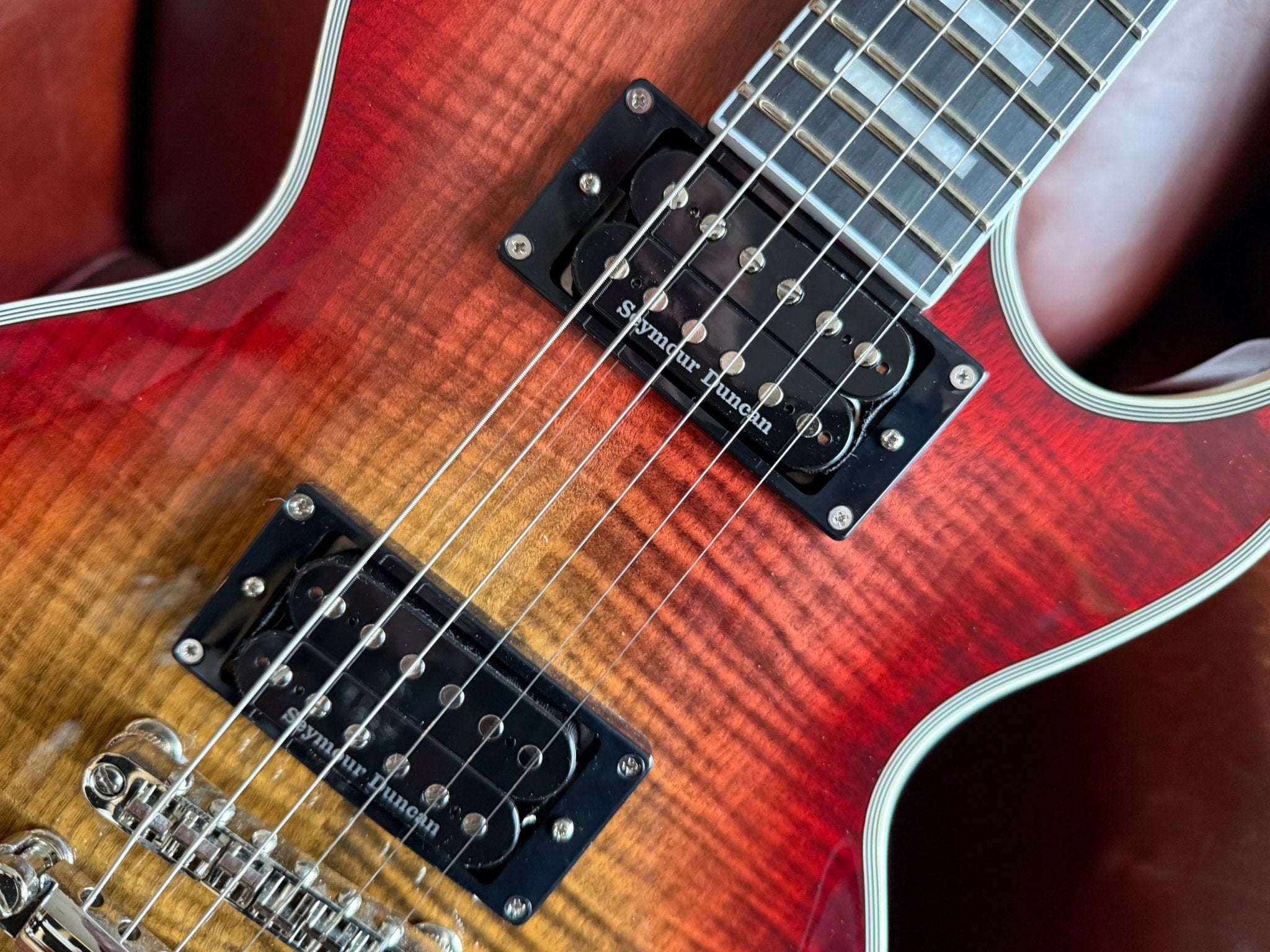 Cort CR300 Deluxe Flaming Burst - Richards Guitars Of Stratford Upon Avon