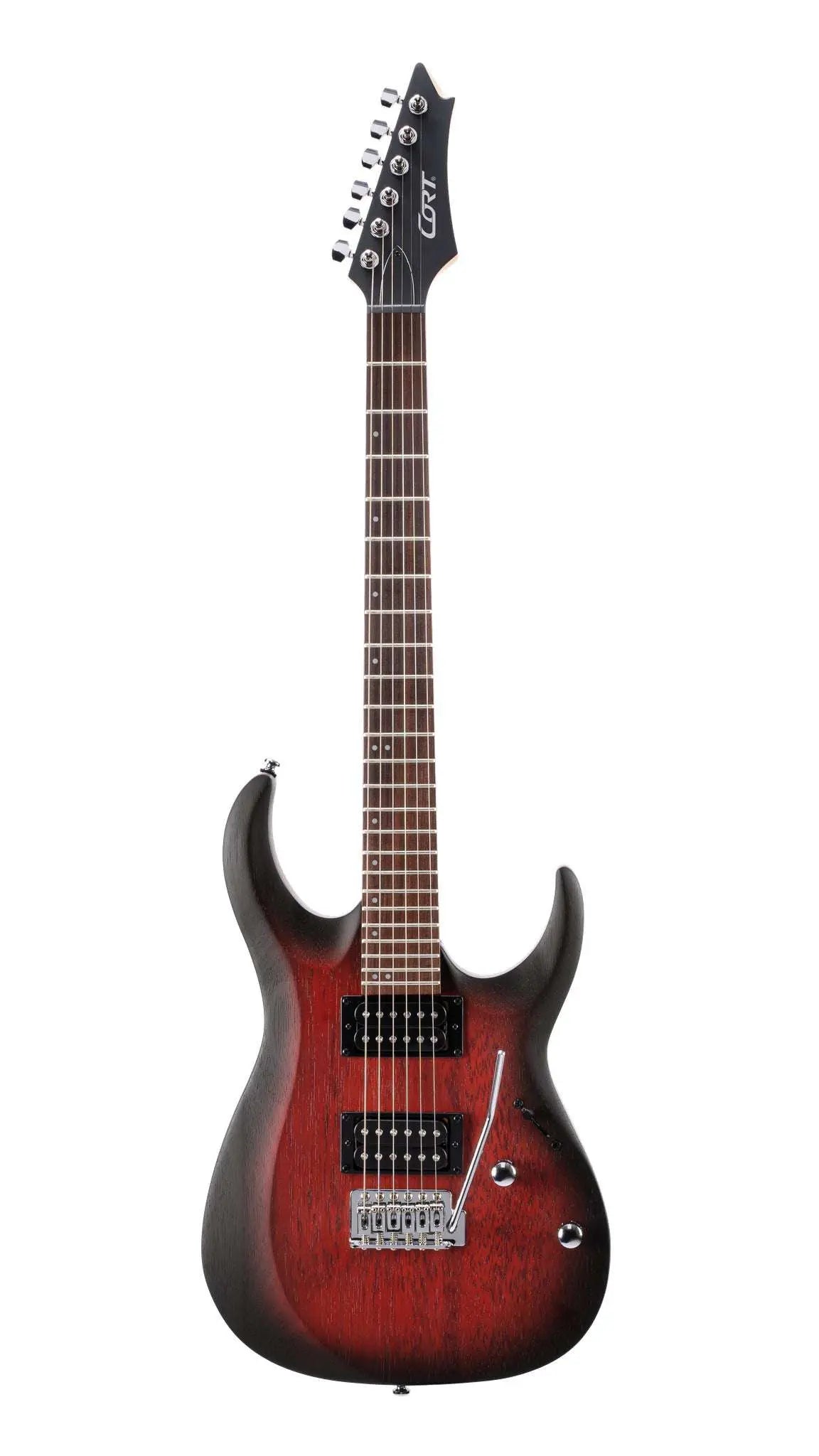 Cort X100 Open Pore Blackberry Burst - Richards Guitars Of Stratford Upon Avon