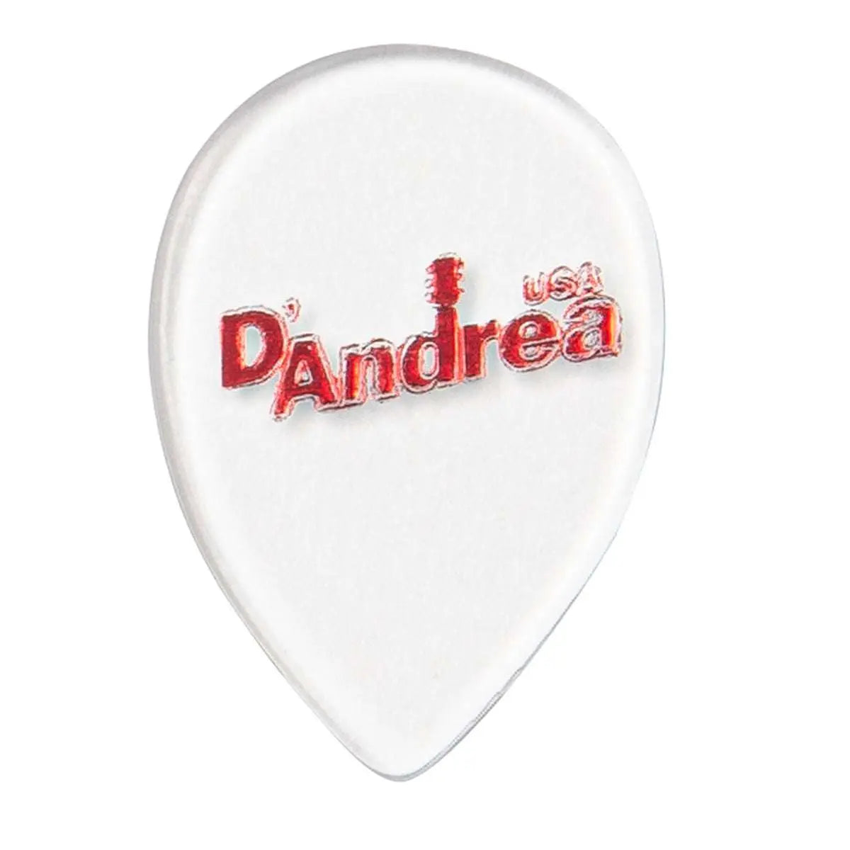 D'Andrea 358 Clear Acrylic Picks ~ 1.5mm ~ 6 Picks - Richards Guitars Of Stratford Upon Avon