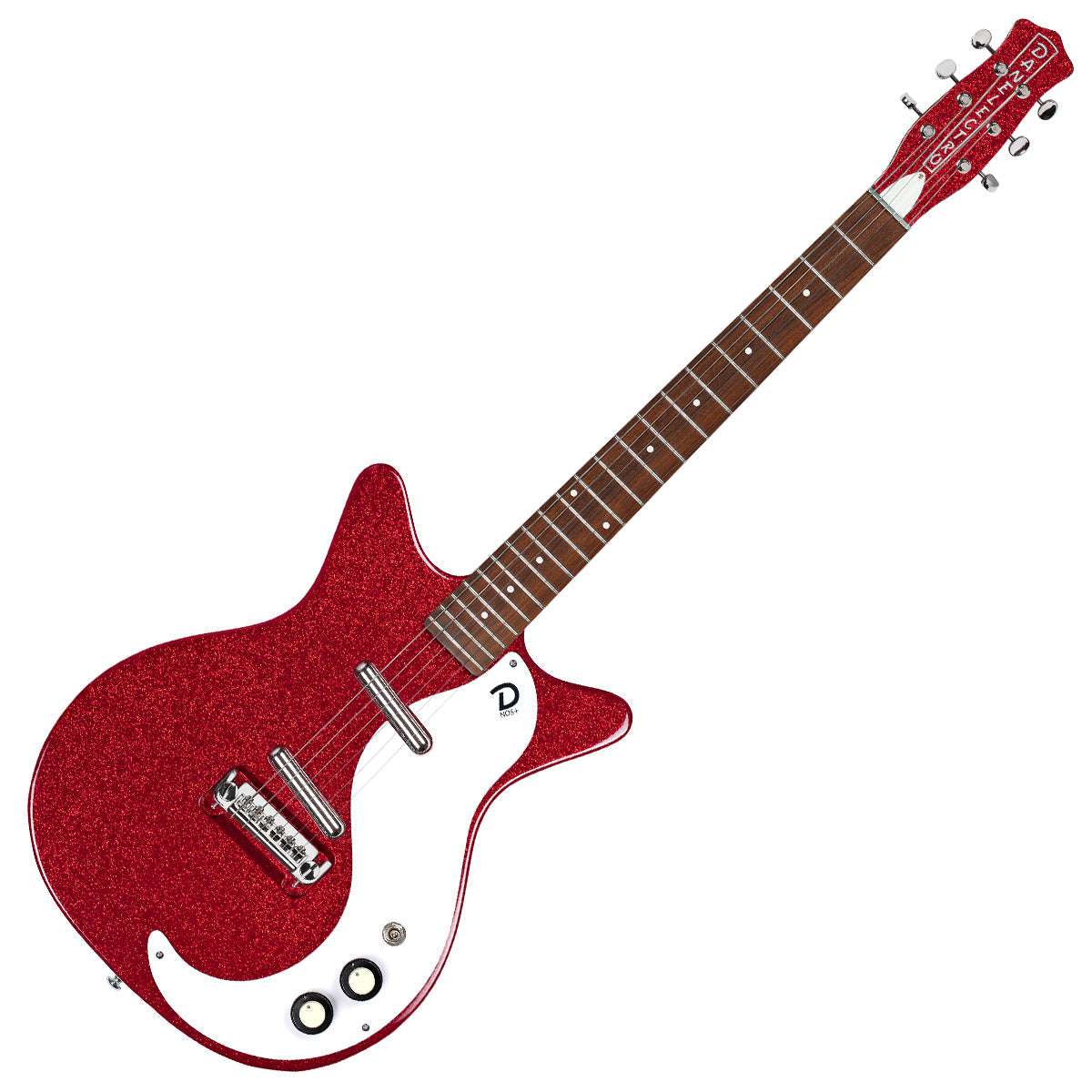 Danelectro '59M NOS Electric Guitar ~ Red Metal Flake - Richards Guitars Of Stratford Upon Avon