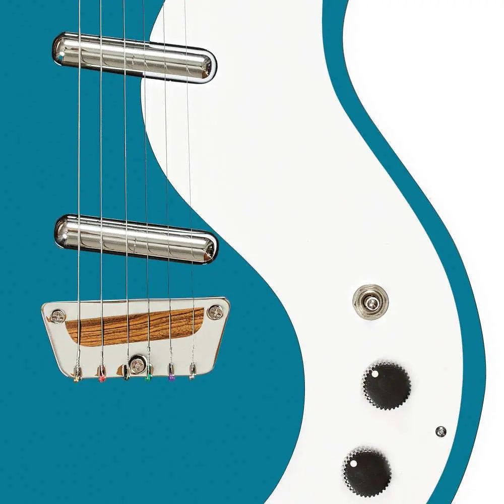Danelectro The 'Stock '59' Electric Guitar ~ Aquamarine - Richards Guitars Of Stratford Upon Avon