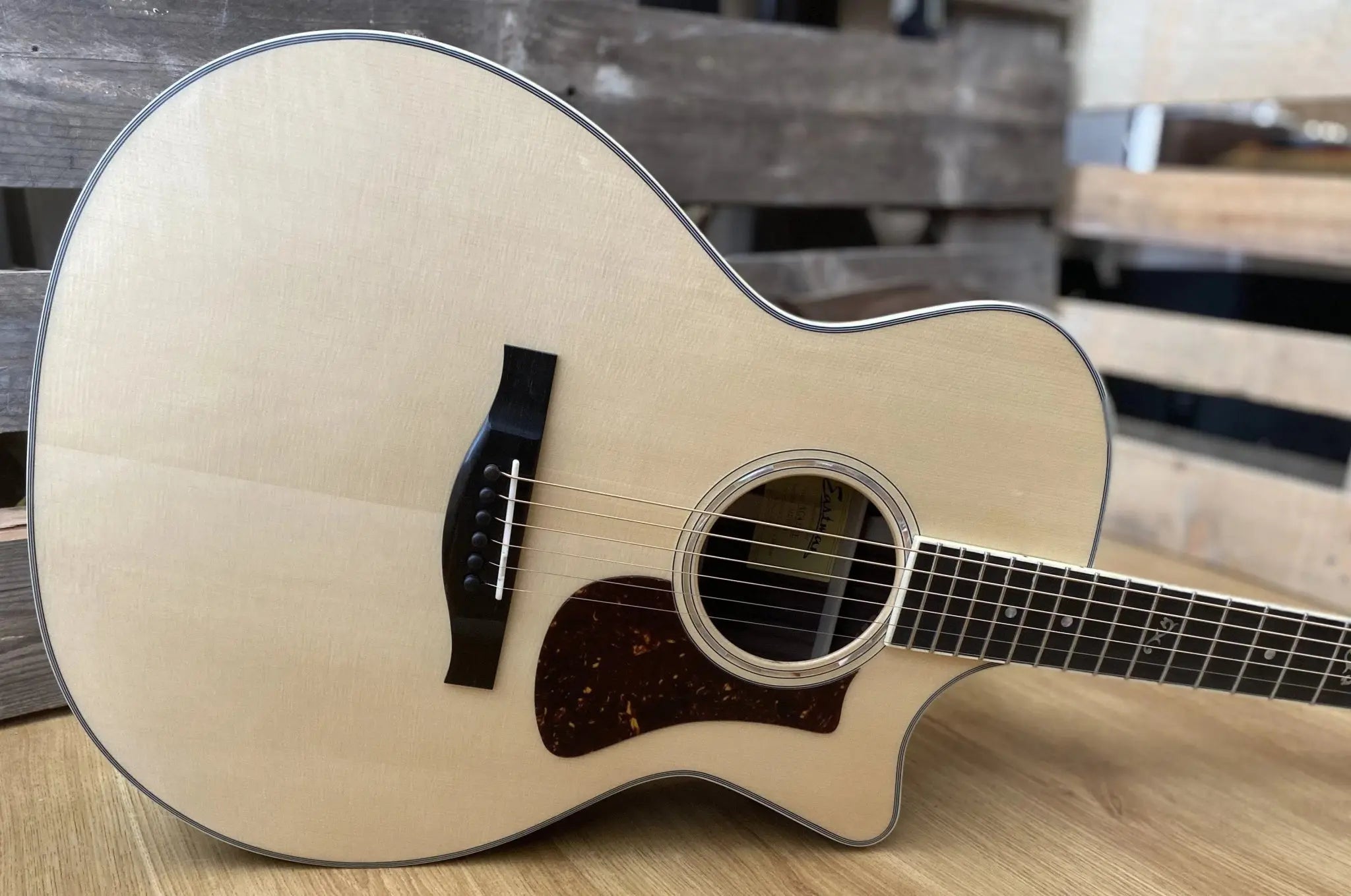 Eastman AC422CE Grand Auditorium Electro Acoustic Guitar w/ cutaway and LR Baggs VTC (Price inc. Custom Pro Setup Package) - Richards Guitars Of Stratford Upon Avon