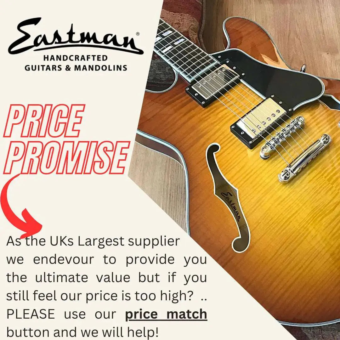 Eastman E10 00 SSL TC DOUBLE OO model Left Handed (Price inc. Custom Pro Setup Package) - Richards Guitars Of Stratford Upon Avon