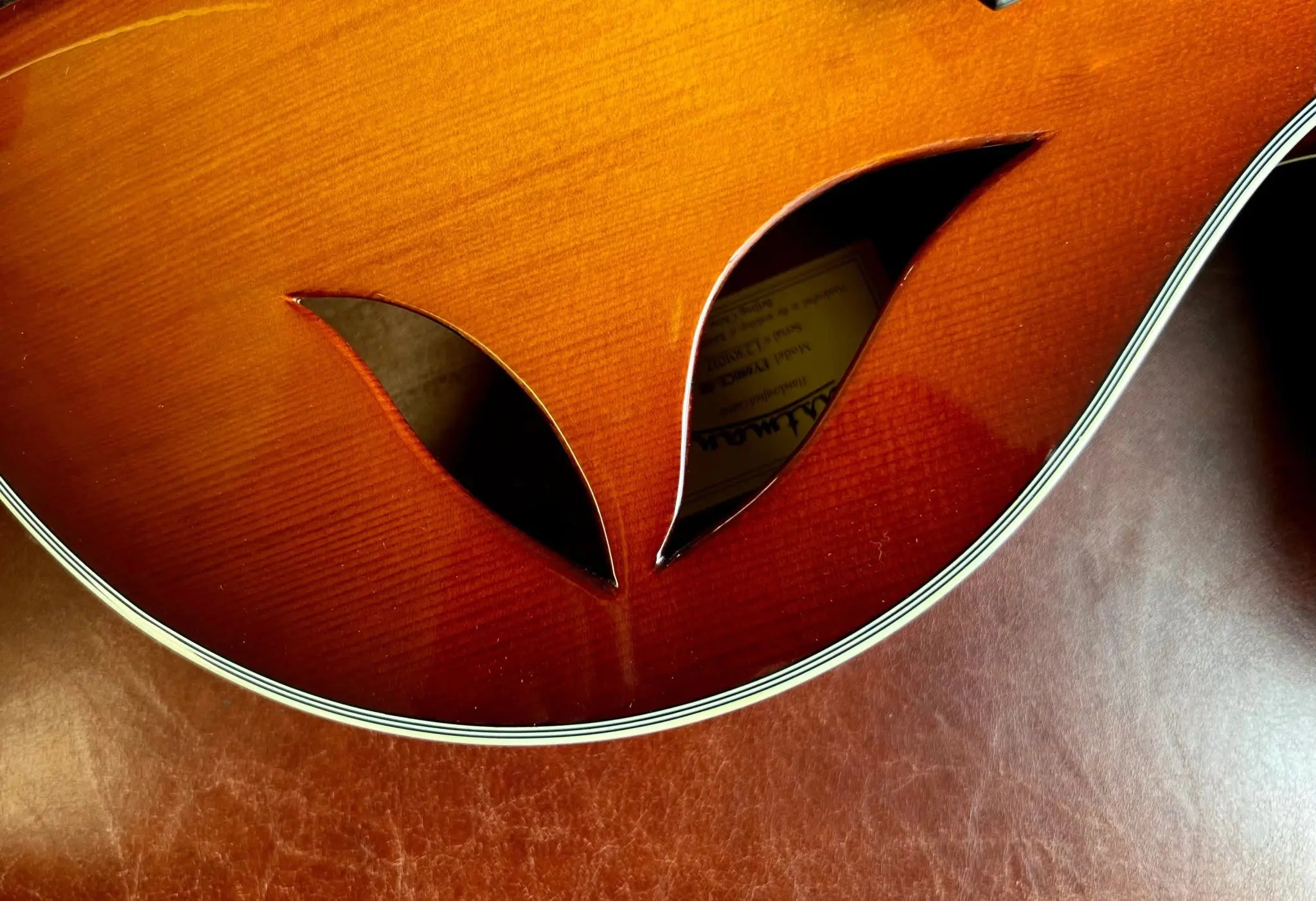 Eastman FV680CE - SB FRANK VIGNOLA MODEL (Price inc. Custom Pro Setup Package) - Richards Guitars Of Stratford Upon Avon