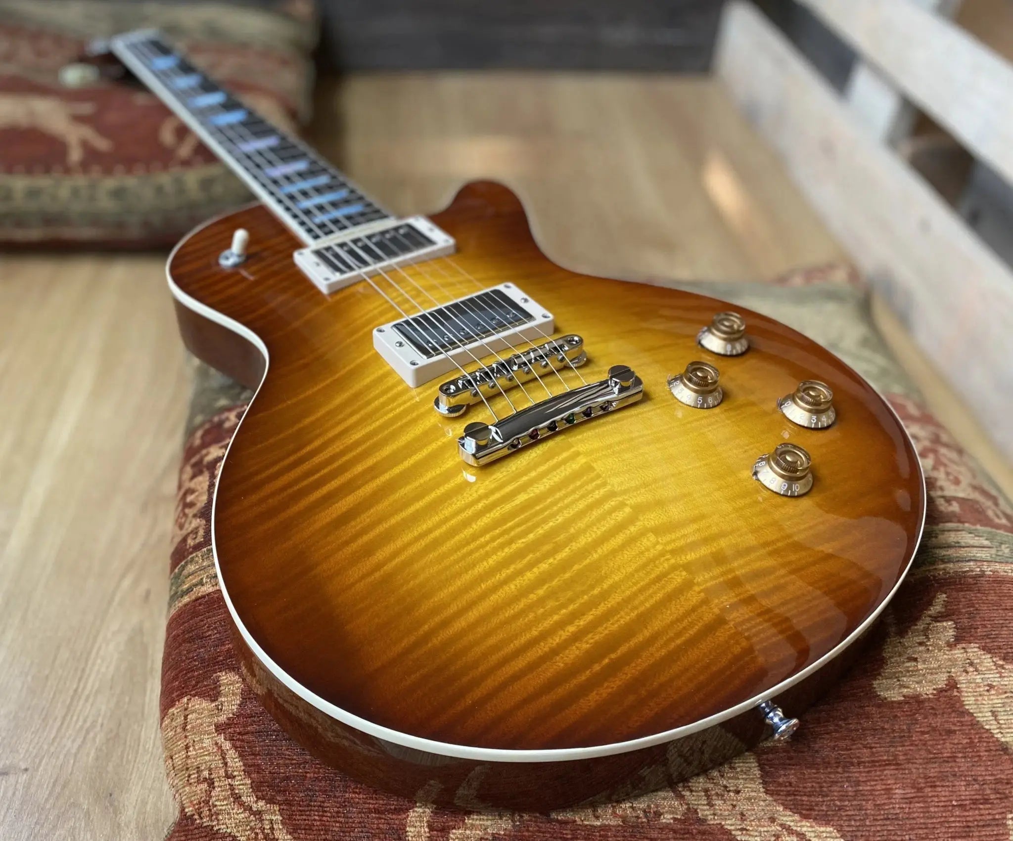 Eastman SB59 GB (Goldburst) (Price inc. Custom Pro Setup Package) - Richards Guitars Of Stratford Upon Avon