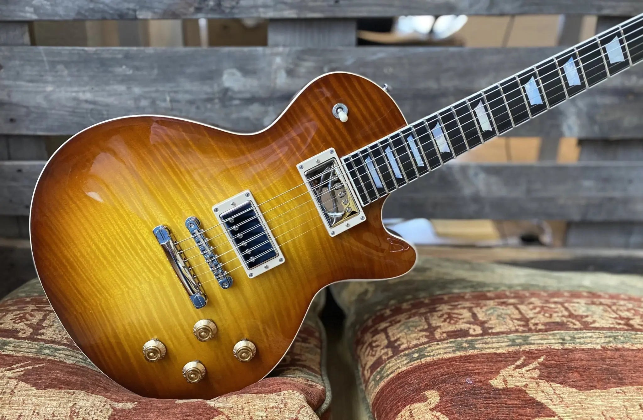 Eastman SB59 GB (Goldburst) (Price inc. Custom Pro Setup Package) - Richards Guitars Of Stratford Upon Avon