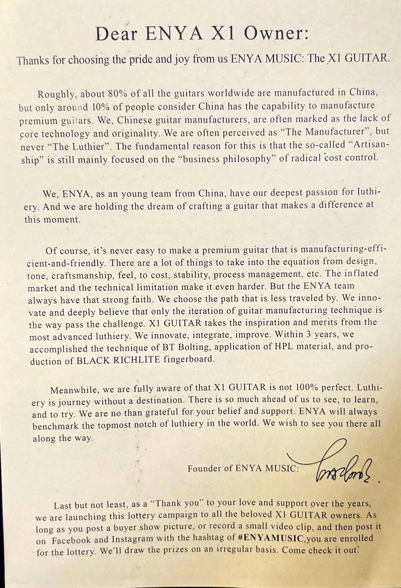 Enya EA - X1 PRO Sunbrust,41" Solid Spruce with Rosewood HPL Guitar+ Gig Bag+Accessories(String+Capo+ Pick+Strap+Wrench+ Cleaning Cloth) - Richards Guitars Of Stratford Upon Avon