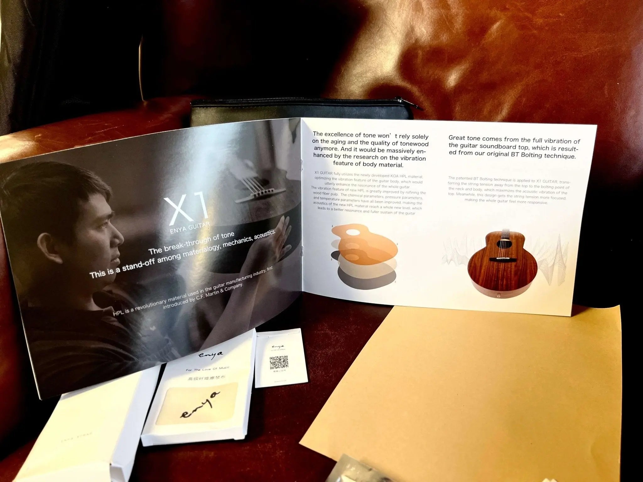 Enya EA - X1 PRO Sunbrust,41" Solid Spruce with Rosewood HPL Guitar+ Gig Bag+Accessories(String+Capo+ Pick+Strap+Wrench+ Cleaning Cloth) - Richards Guitars Of Stratford Upon Avon