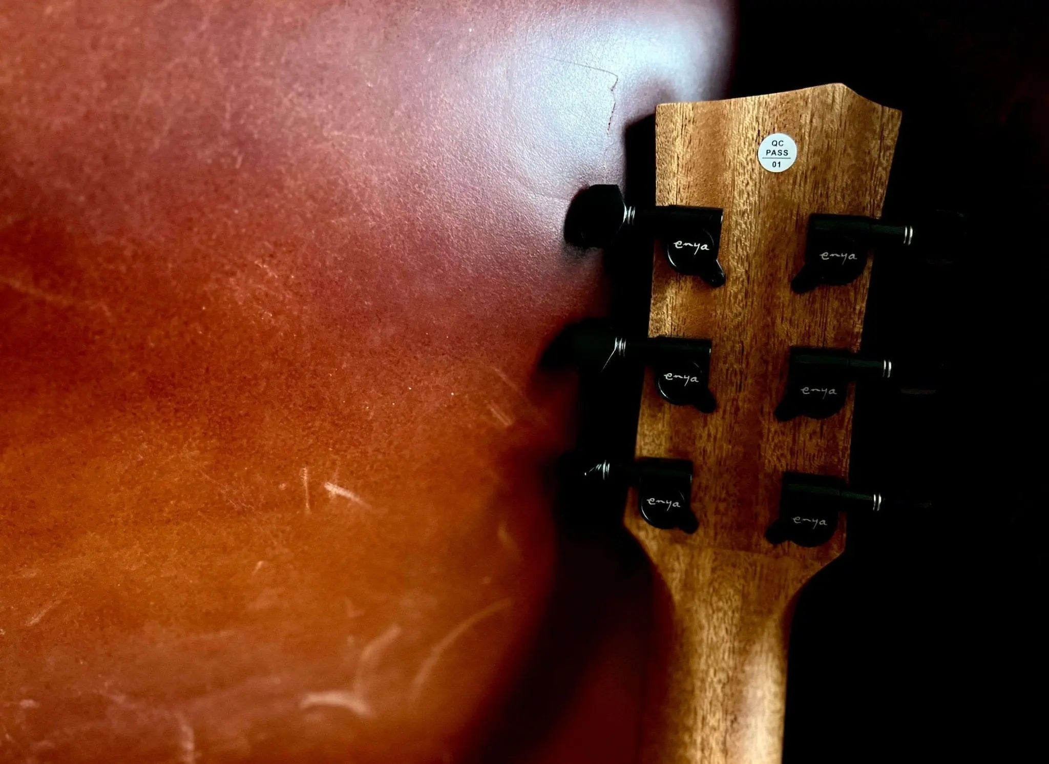 Enya EBX1 Pro EQ Spruce 1/2 Size 34" Electro Acoustic Travel / Childrens Guitar - Richards Guitars Of Stratford Upon Avon