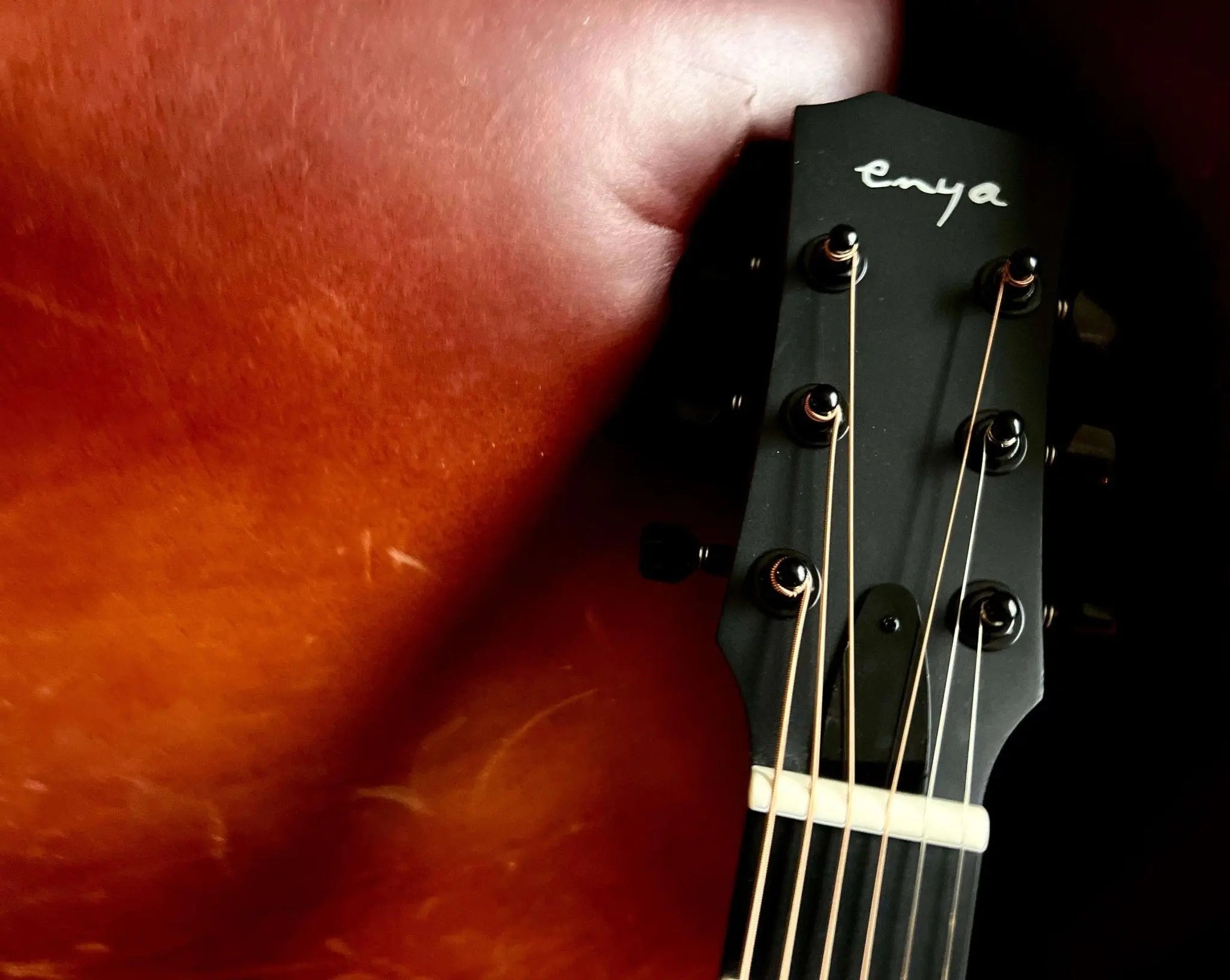 Enya EBX1 Pro EQ Spruce 1/2 Size 34" Electro Acoustic Travel / Childrens Guitar - Richards Guitars Of Stratford Upon Avon