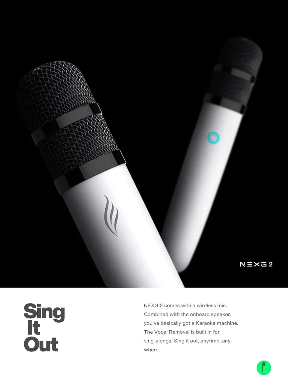 Enya NEXG2 Black NEXG Black - AI Audio Guitar with Looper pedal & Mic - Richards Guitars Of Stratford Upon Avon