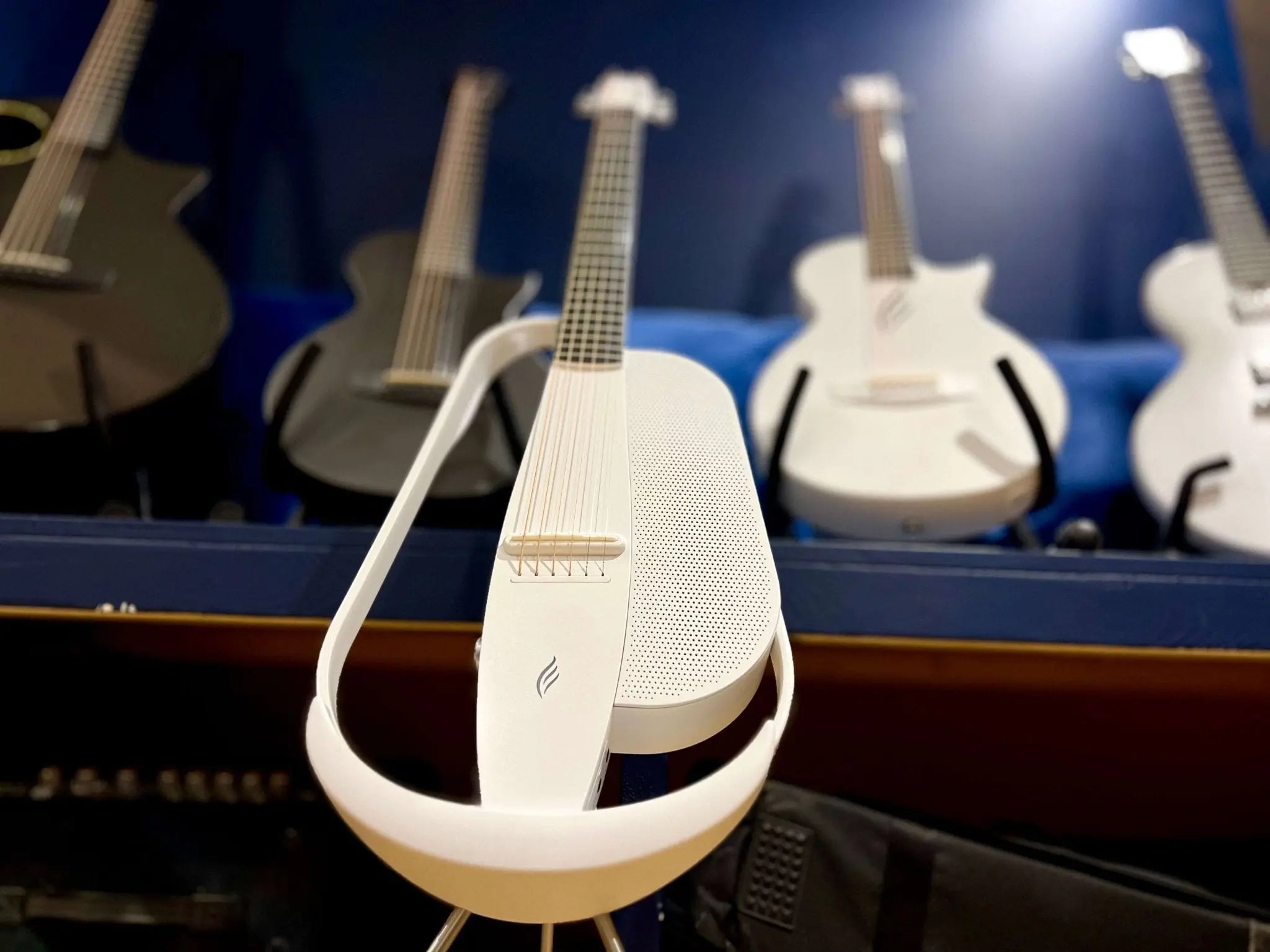 Enya NEXG2 White Guitar and Looper Pedal & Mic Package - Richards Guitars Of Stratford Upon Avon