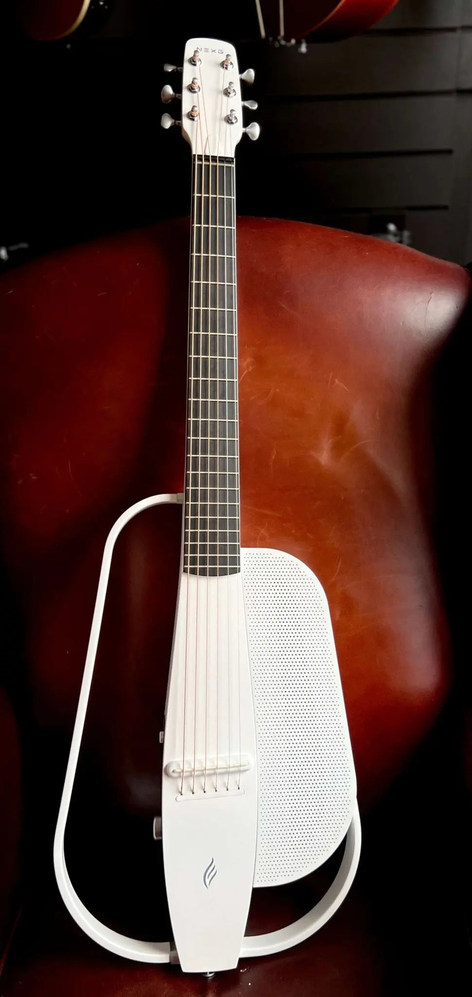 Enya NEXG2 White Guitar and Looper Pedal & Mic Package - Richards Guitars Of Stratford Upon Avon