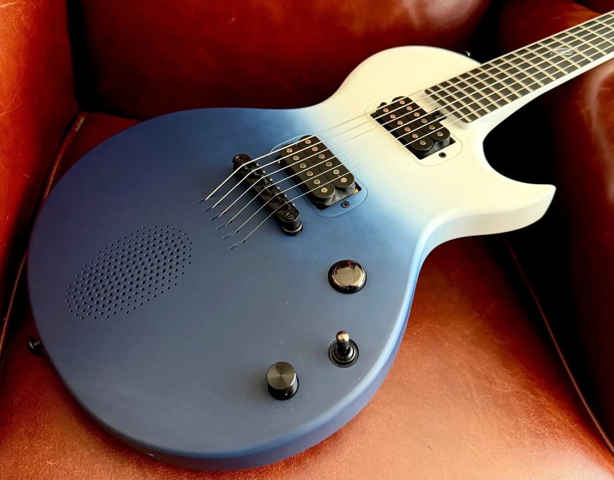 Enya Nova Go Sonic Ocean Blue, Electric Guitar (Guitar with case and accessories) - Richards Guitars Of Stratford Upon Avon