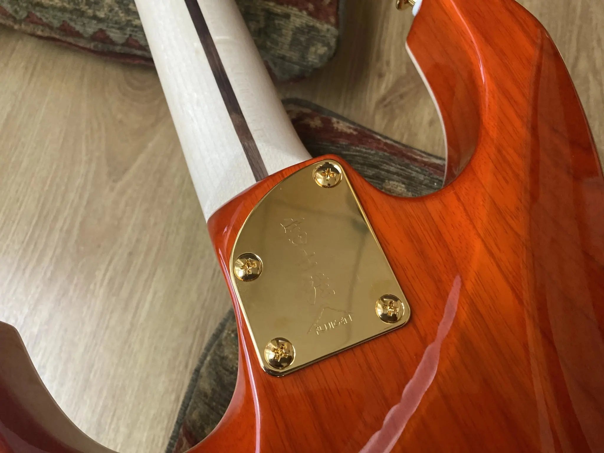 FGN Expert Odyssey EOSFMR, Ripe Kaki Gradation With Hard Case - Richards Guitars Of Stratford Upon Avon