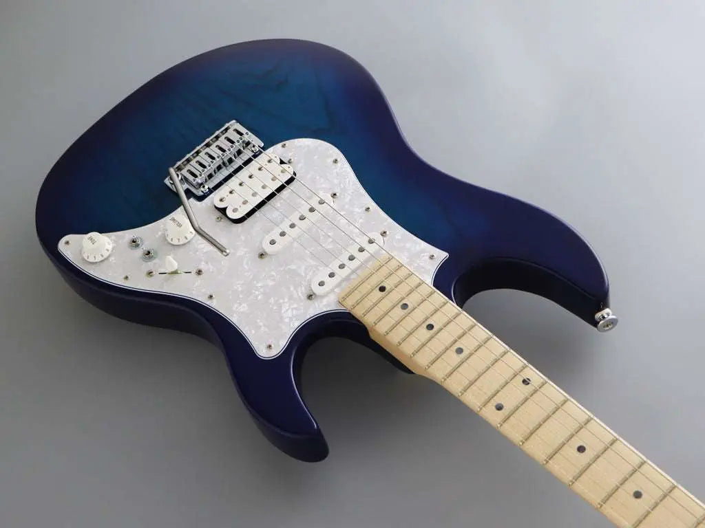 FGN Guitars Expert Odyssey SBB See - Thru Blue Burst - Richards Guitars Of Stratford Upon Avon