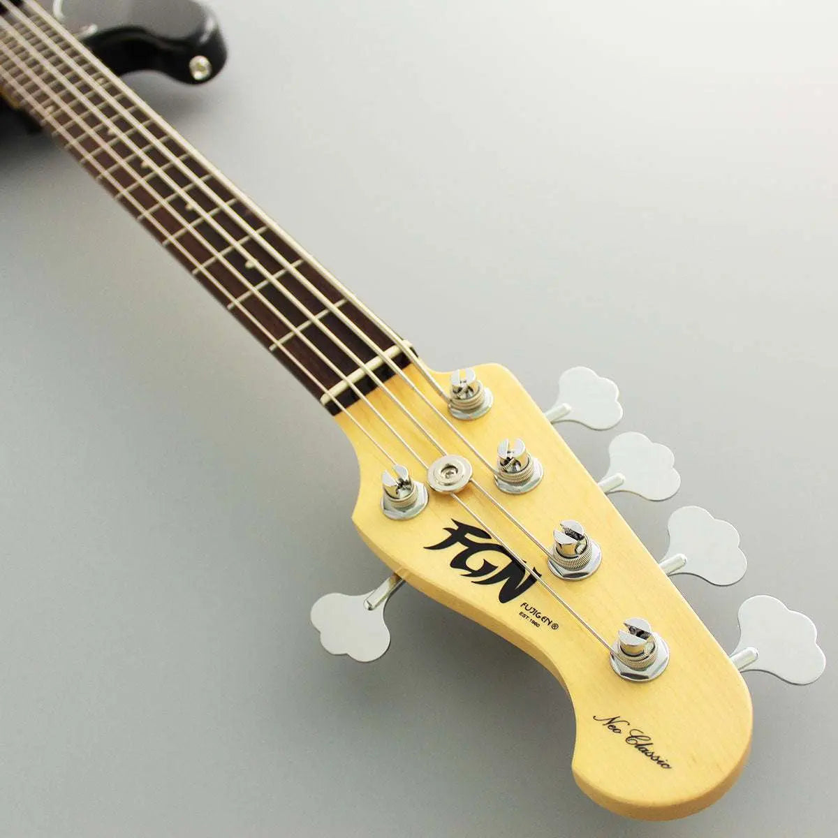 FGN Guitars Neoclassic JB 100R Alder 5 String BK - Richards Guitars Of Stratford Upon Avon