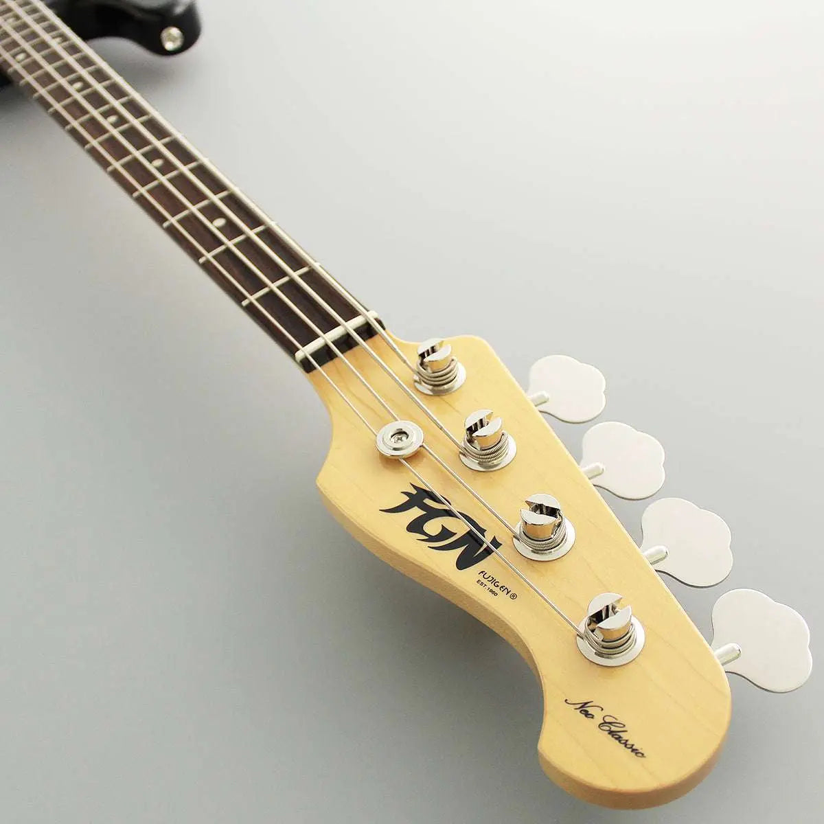 FGN Guitars Neoclassic PB 100R Alder Black - Richards Guitars Of Stratford Upon Avon