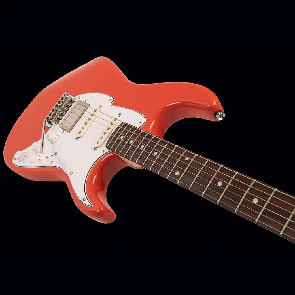 FRET KING CORONA CLASSIC GUITAR - FIRENZA RED (Includes Our £85 Pro Setup Free) - Richards Guitars Of Stratford Upon Avon
