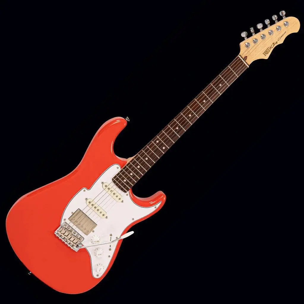 FRET KING CORONA CLASSIC GUITAR - FIRENZA RED (Includes Our £85 Pro Setup Free) - Richards Guitars Of Stratford Upon Avon