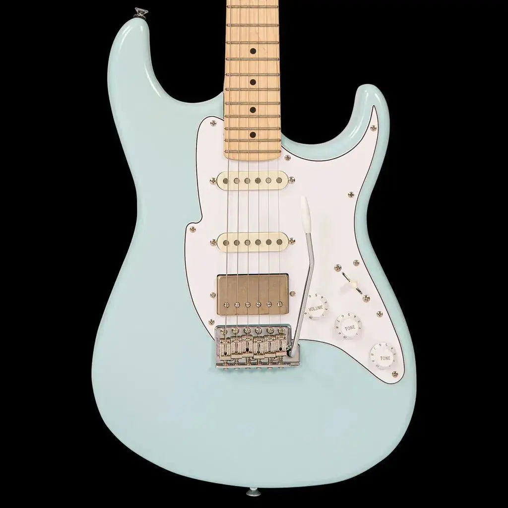FRET KING CORONA CLASSIC GUITAR - LAGUNA BLUE (Includes Our £85 Pro Setup Free) - Richards Guitars Of Stratford Upon Avon