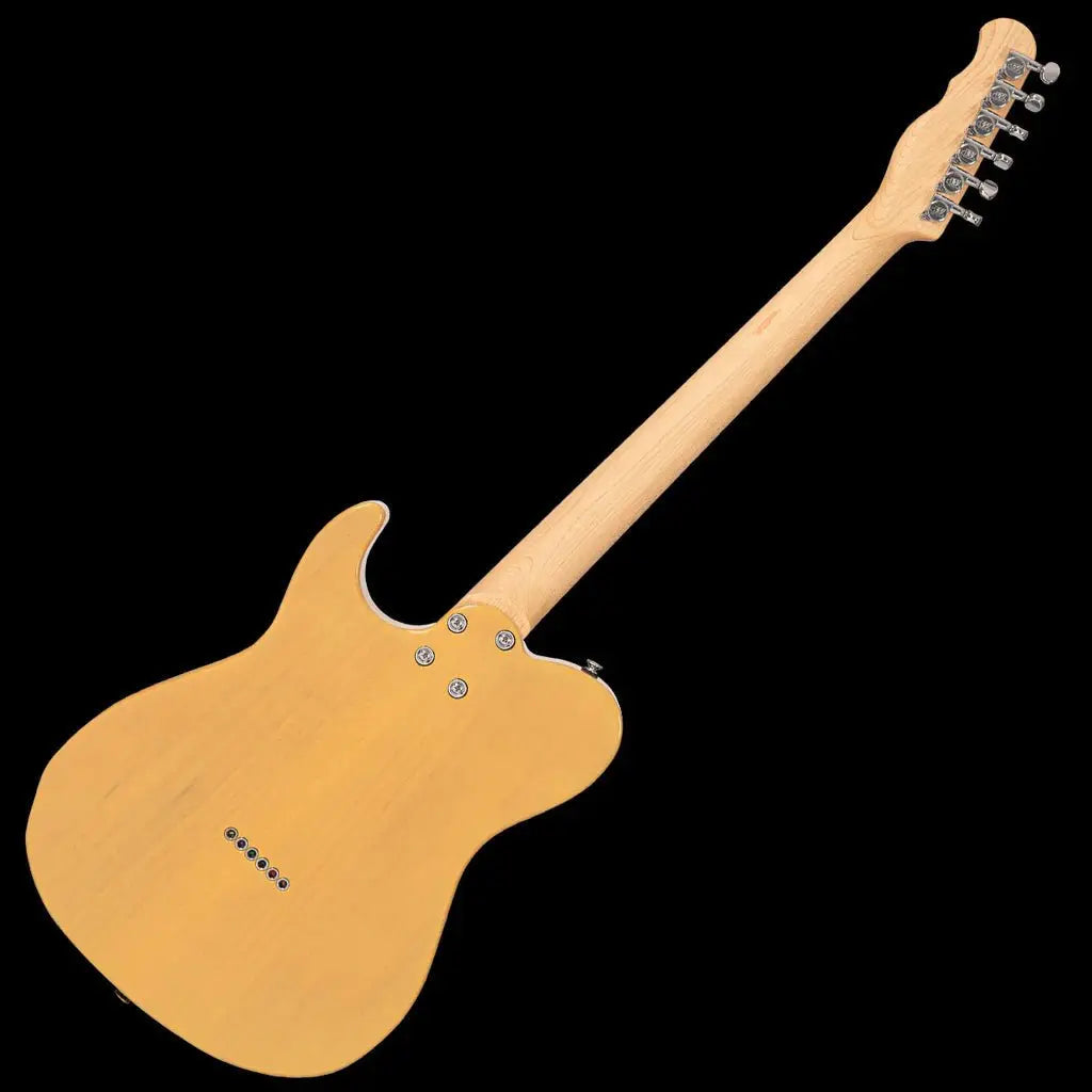 FRET KING COUNTRY SQUIRE MUSIC ROW - BUTTERSCOTCH (Includes Our £85 Pro Setup Free) - Richards Guitars Of Stratford Upon Avon