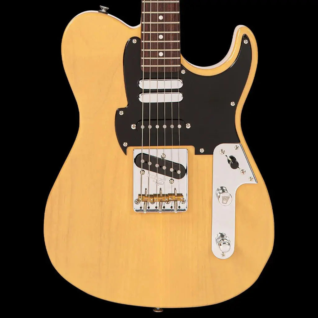FRET KING COUNTRY SQUIRE MUSIC ROW - BUTTERSCOTCH (Includes Our £85 Pro Setup Free) - Richards Guitars Of Stratford Upon Avon