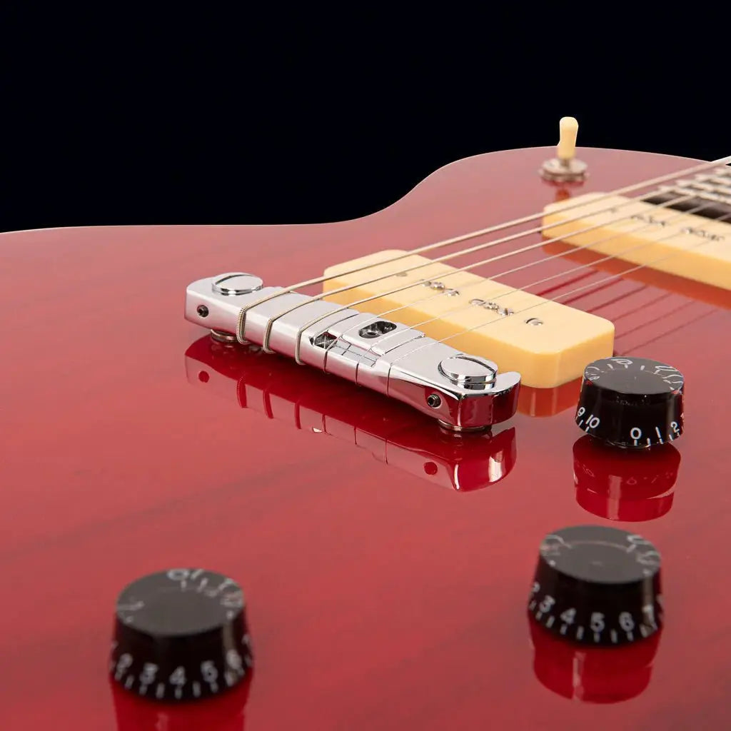 FRET KING ECLAT STANDARD GUITAR - CHERRY RED (Includes Our £85 Pro Setup Free) - Richards Guitars Of Stratford Upon Avon