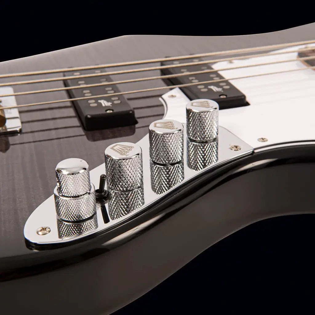 FRET KING PERCEPTION CUSTOM 4 STRING BASS - BLACKBURST (Includes Our £85 Pro Setup Free) - Richards Guitars Of Stratford Upon Avon