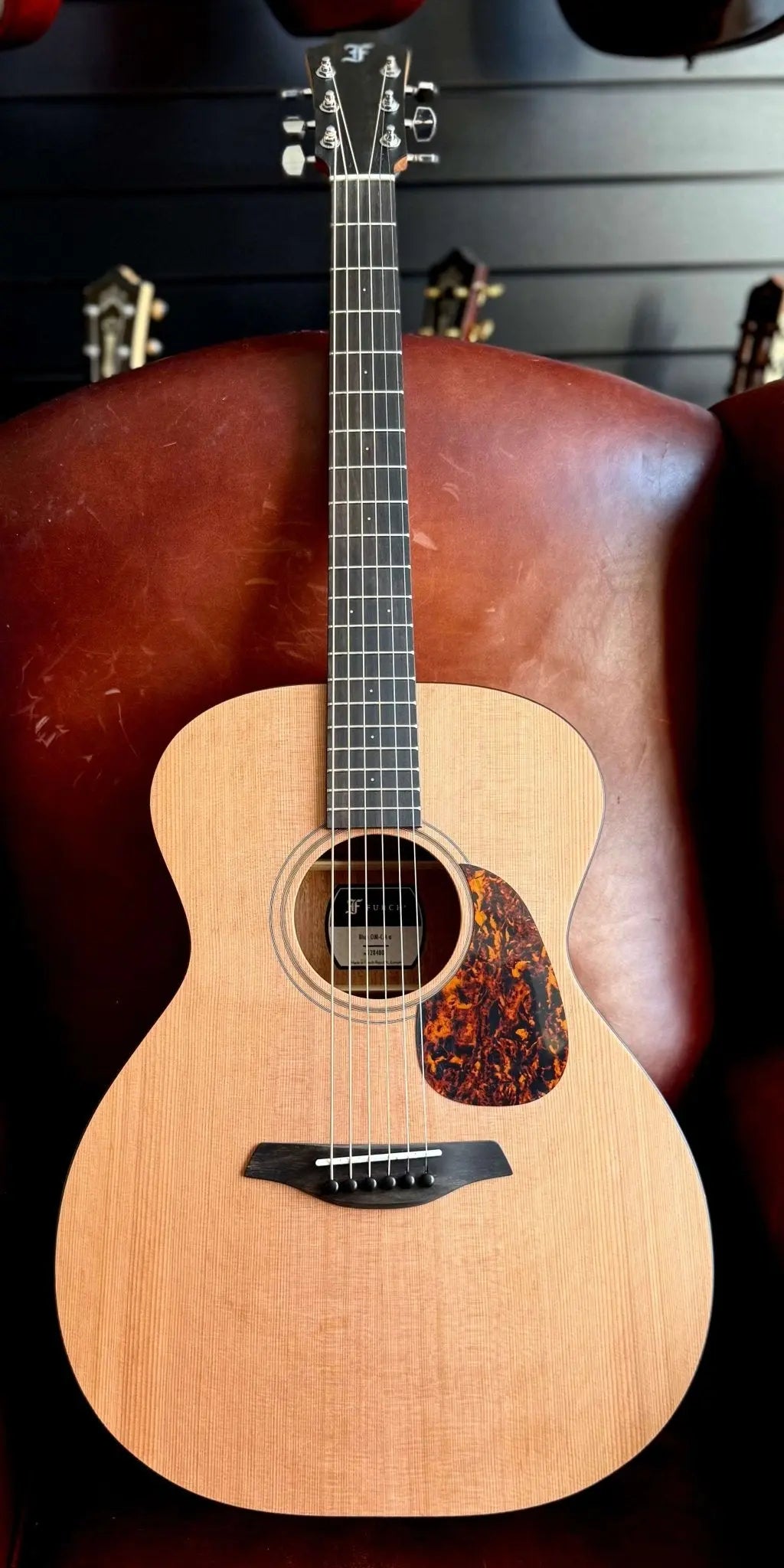 Furch Blue OM CM (OM Body / Cedar / Mahogany) Acoustic Guitar (2025 CNR Active Upgrade Model) - Richards Guitars Of Stratford Upon Avon