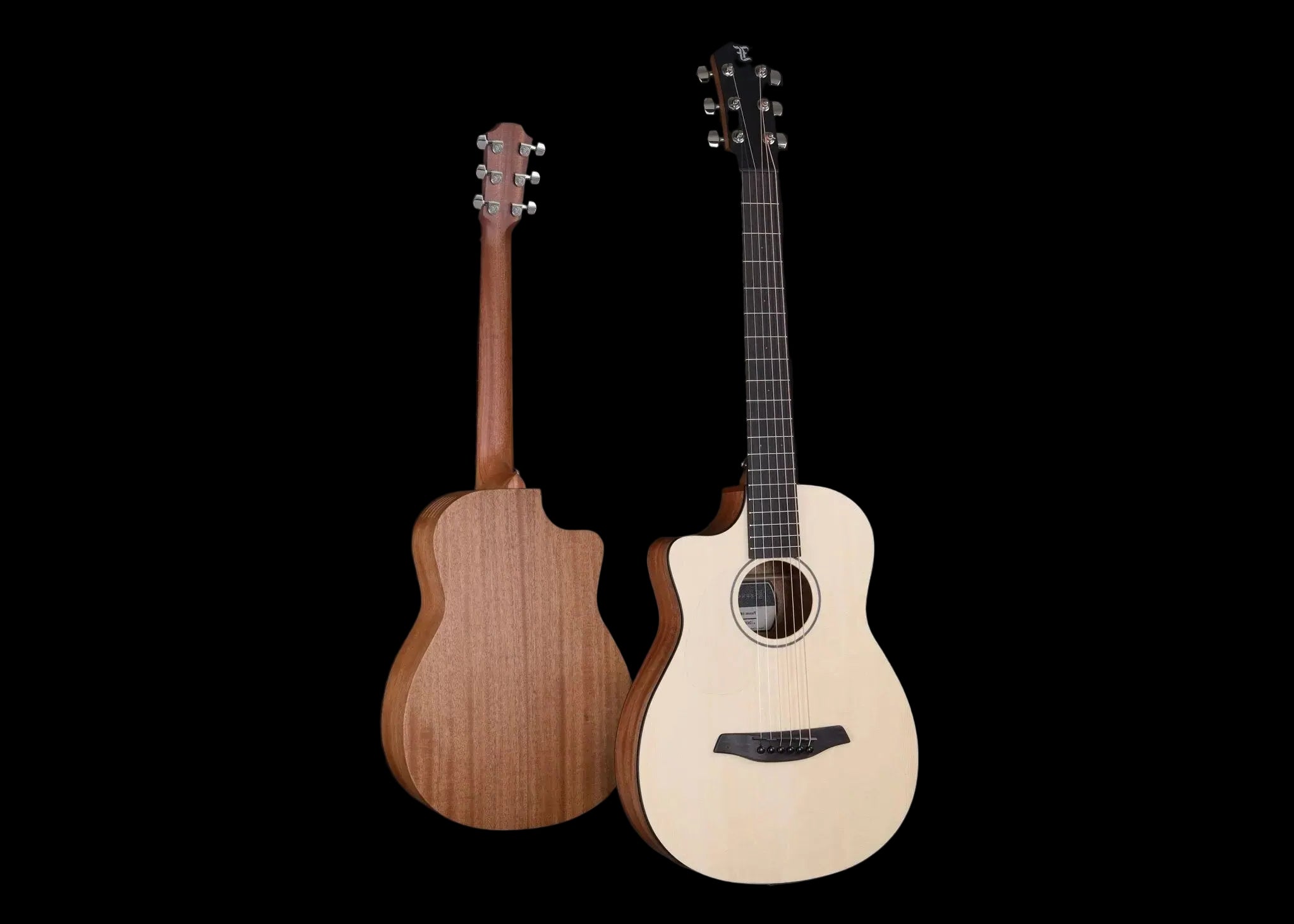 Furch Pioneer EM Left Handed: Engelmann spruce top with African mahogany back and sides. (Furch Mini / Travel Guitar) (2025 CNR Active Upgrade Model) Left Handed - Richards Guitars Of Stratford Upon Avon