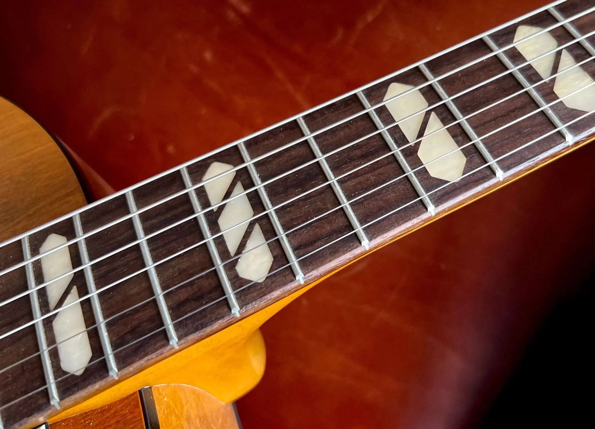 Godin 5th Avenue Jumbo P90 Semi - Acoustic Guitar ~ Harvest Gold - Richards Guitars Of Stratford Upon Avon