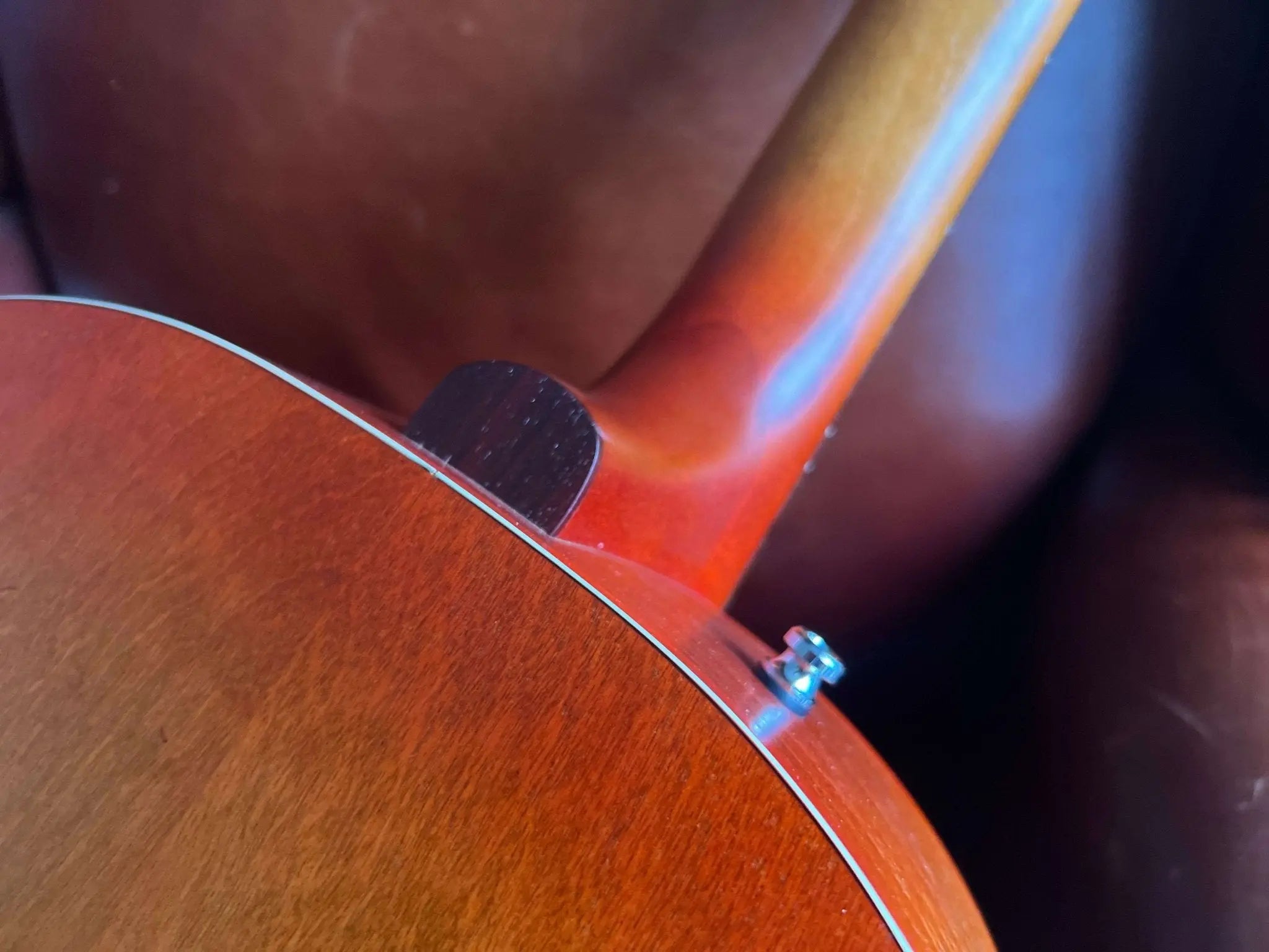 Godin 5th Avenue Jumbo Semi - Acoustic Guitar ~ Memphis Sun - Richards Guitars Of Stratford Upon Avon