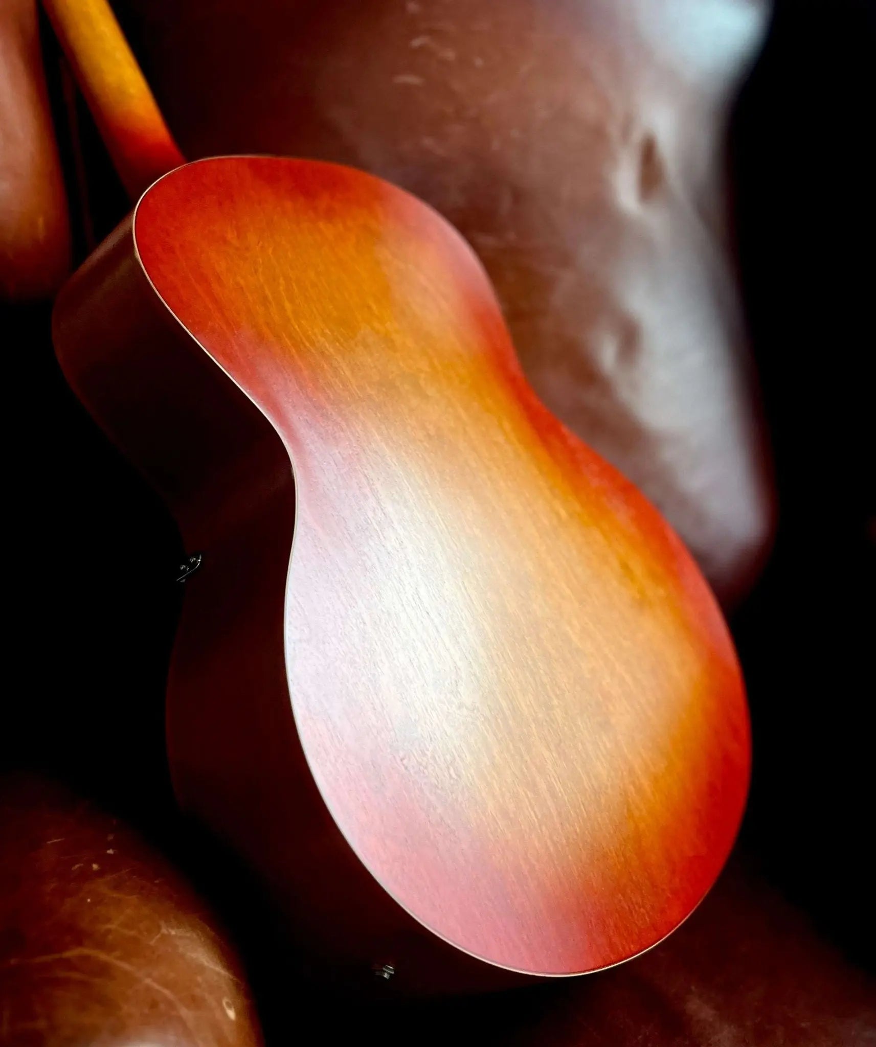 Godin 5th Avenue Jumbo Semi - Acoustic Guitar ~ Memphis Sun - Richards Guitars Of Stratford Upon Avon