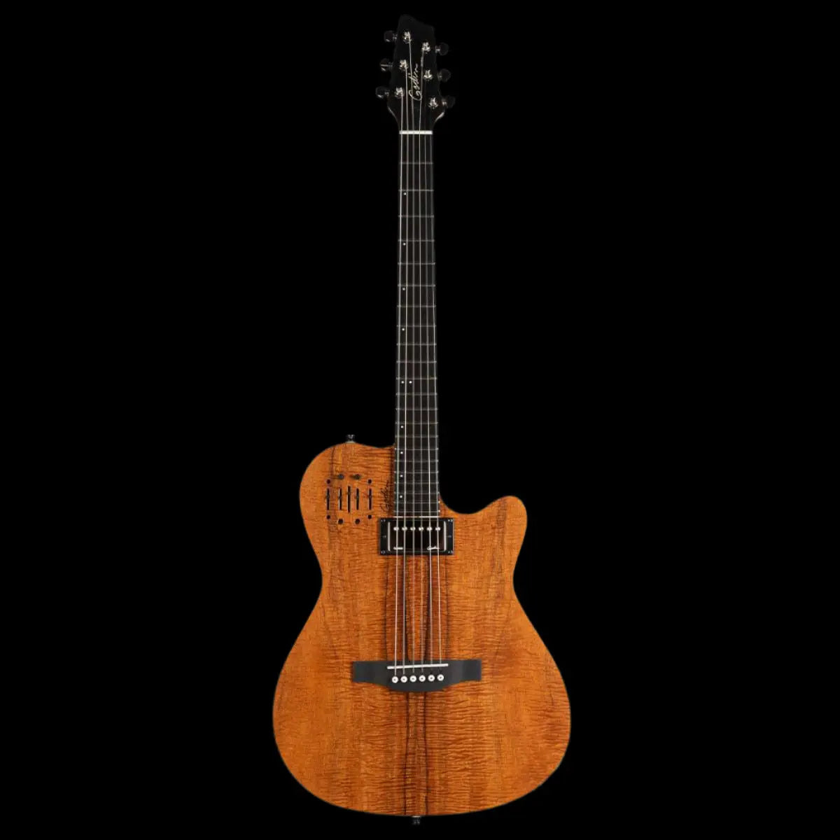 Godin A6 Ultra Electric Guitar ~ Extreme Koa HG - Richards Guitars Of Stratford Upon Avon