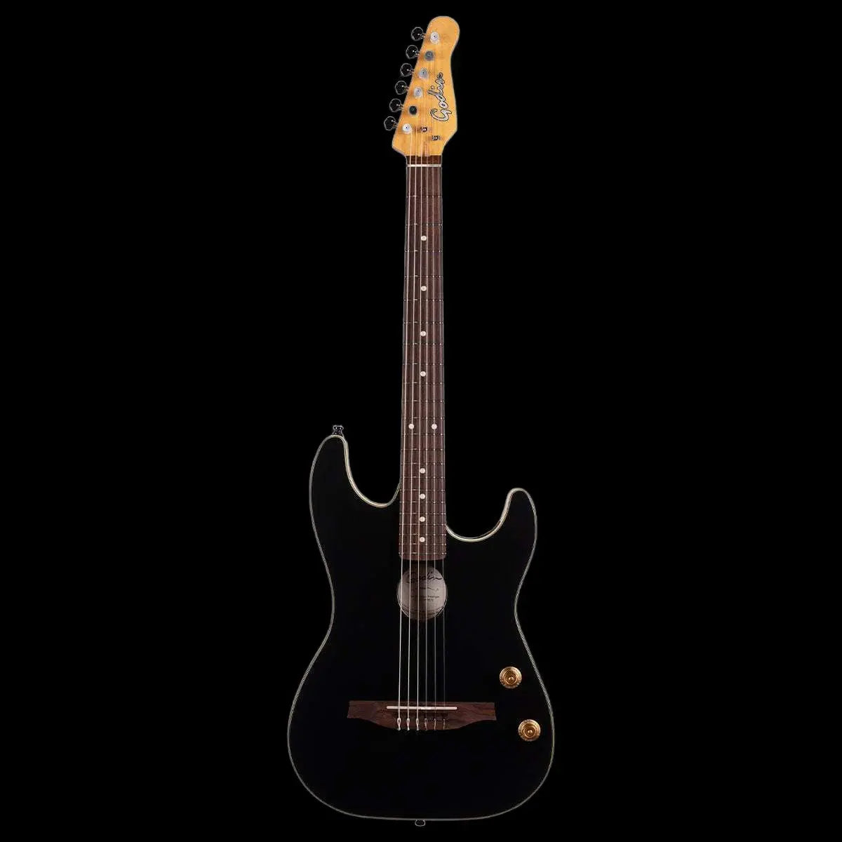 Godin G - Tour Nylon String Guitar ~ Matte Black - Richards Guitars Of Stratford Upon Avon