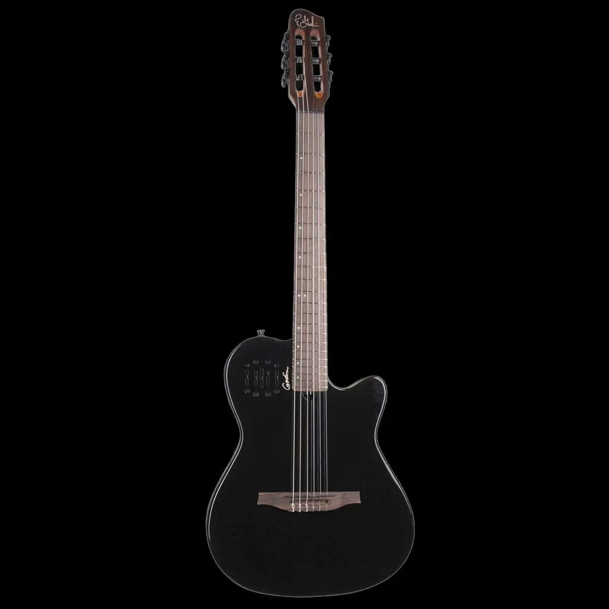 Godin Multiac Mundial Electric Guitar ~ Onyx Black - Richards Guitars Of Stratford Upon Avon