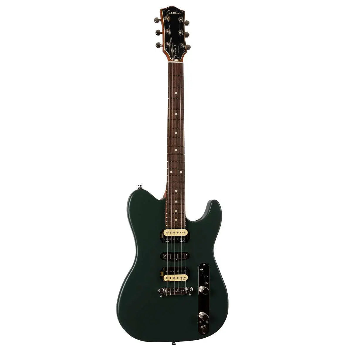 Godin Radium Electric Guitar ~ Matte Green - Richards Guitars Of Stratford Upon Avon