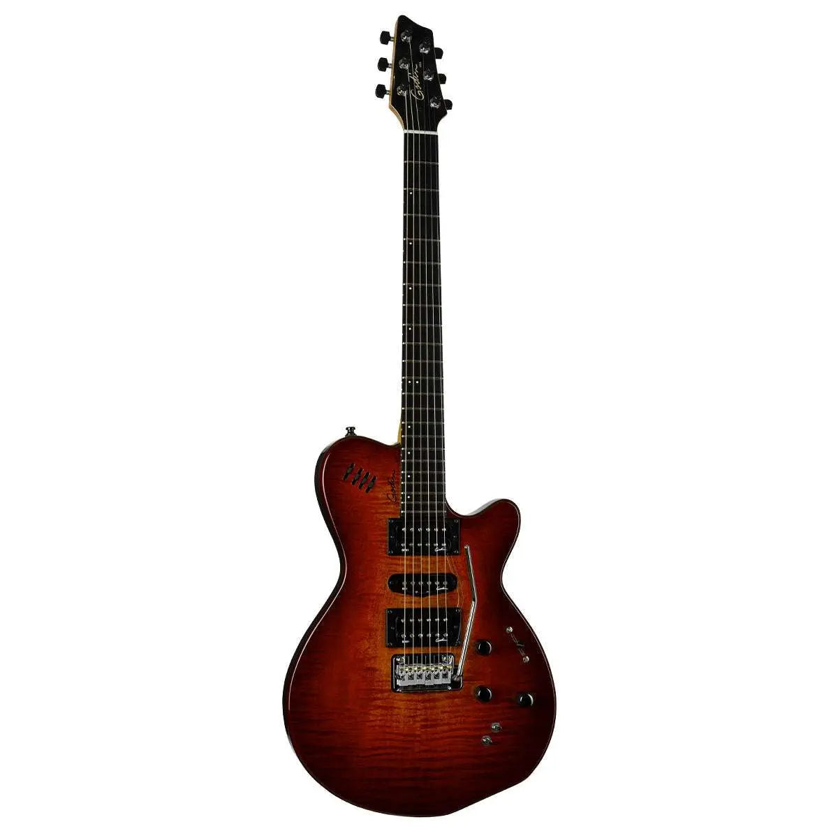 Godin XTSA 3 Voice Electric Guitar ~ Light Burst Flame - Richards Guitars Of Stratford Upon Avon