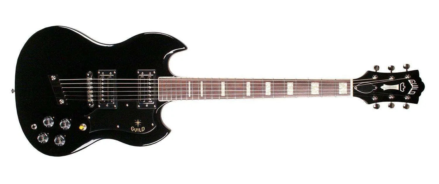 Guild S - 100 POLARA BLK - Richards Guitars Of Stratford Upon Avon