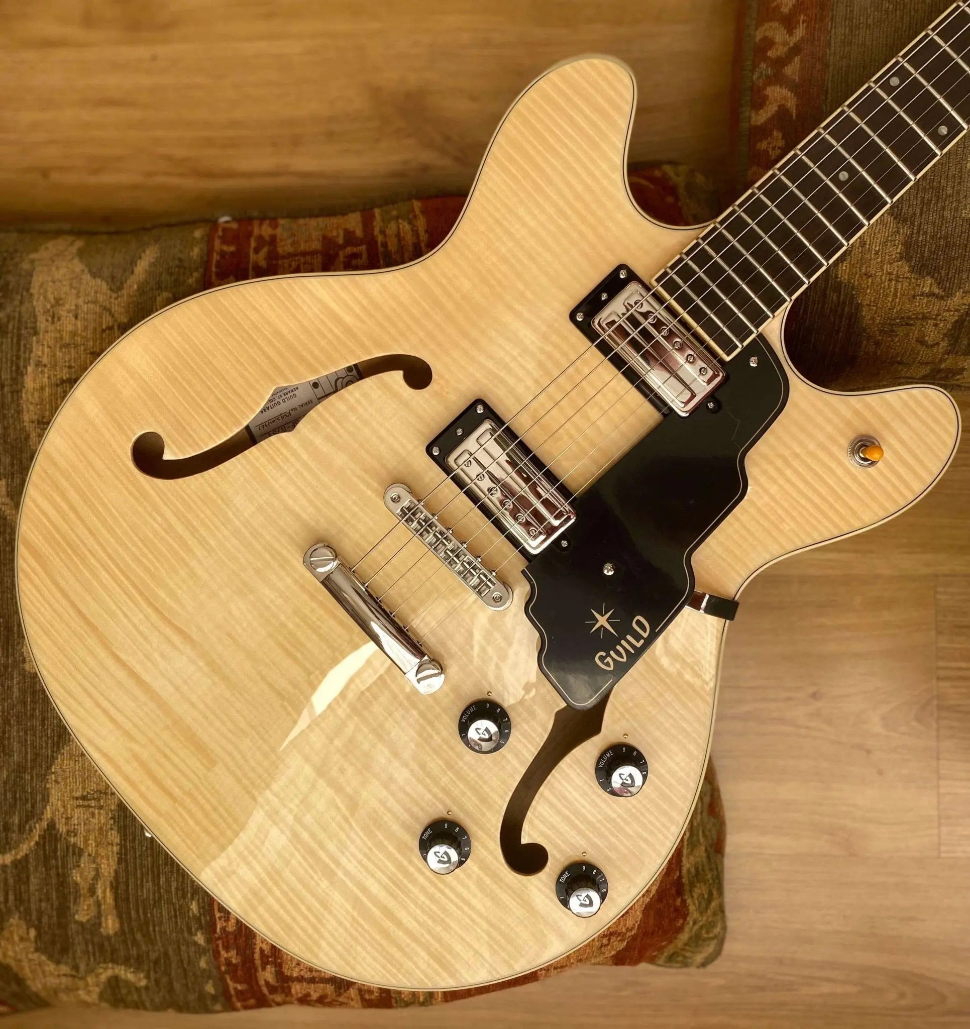 Guild STARFIRE IV ST FLAME MAPLE (ONE ONLY AT THIS PRICE) - Richards Guitars Of Stratford Upon Avon